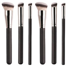 엘로브 메이크업 파운데이션 컨실러 브러쉬 3종 세트, 2세트, 혼합색상