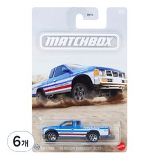 매치박스 테마 다이캐스트 어쏘트 GGF12 미니카, 랜덤발송, 6개