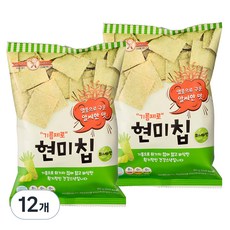 無油糙米脆片 芥末口味, 12包, 60g