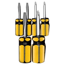 무다스 마이크로 십자 일자 다용도 주먹 드라이버 2종 세트, 3세트