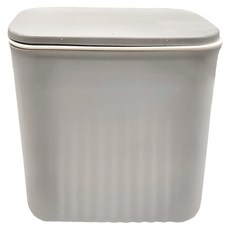 小麥購物 壁掛式垃圾桶 C278 654g, 鯊魚灰, 1個