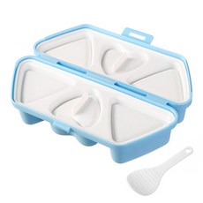 野餐三角愛心飯捲模具, 藍色, 1個