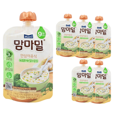 Maeil Mammameal 寶寶粥 9個月以上寶寶適用, 雞胸肉青花菜, 100g, 6包