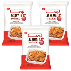 YOPOKKI 甜辣味辣炒年糕，道地的韓國美食，Q軟有嚼勁，微波加熱即可食用, 280g, 3袋