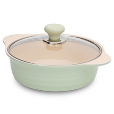 Dream Chef IH電磁爐適用Oslo Herb雙耳燉鍋 22cm, 混色, 1個