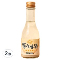 源生美學 源生甘露 源生甘酒, 日本傳統米麴甘酒, 無酒精、全素食, 175ml, 2瓶