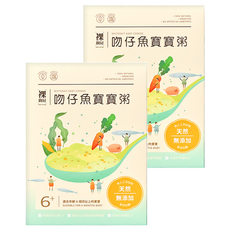 裸廚房 常溫小寶寶粥 5包, 吻仔魚, 600g, 2盒