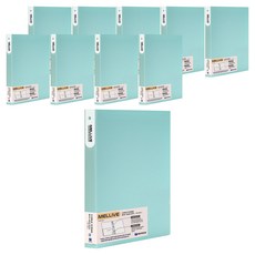 희망사무포인트 멜리브 O링 바인더 3공, 민트, 10개