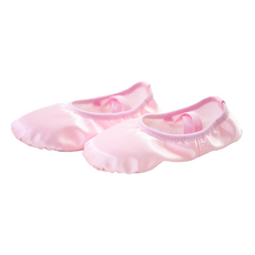 女童緞面芭蕾舞鞋
