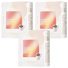 aLIST A Twosome Place 混合滴濾式咖啡, 7g, 5包, 3盒