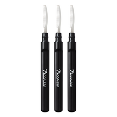 피카소 속눈썹 빗 숏핸들, 혼합색상, 3개