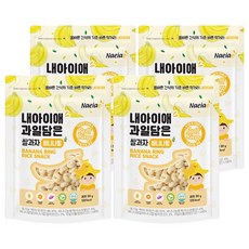 내아이애 과일담은 자일리톨 퍼프링 쌀과자, 바나나, 30g, 4개