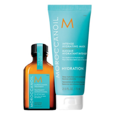 MOROCCANOIL 摩洛哥優油+高效保濕精華禮盒組 100ml+75ml, 1組