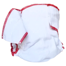 Geffen Baby 夜用布尿布 100%有機棉 美國產, 紅邊, 1件