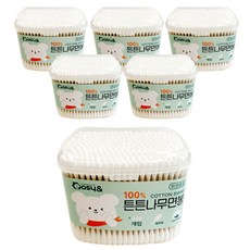 easy& 堅固木棉花棒, 350入, 6個