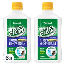탐사 겔타입 퍼펙트 클린 세면대 배수관 클리너 살균 99.999% 부식방지성분 함유, 500ml, 6개