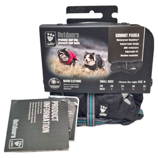 Hurtta 超輕防潑水透氣保暖機能衣, Houndtex防水透氣材質, 3M反光技術, 25號, 黑醋栗, 1件