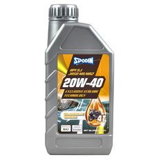 SPODIN 司伯汀 4T 20W40 SJ 機車引擎全合成機油，800ml，台灣產, S-16025, 1瓶