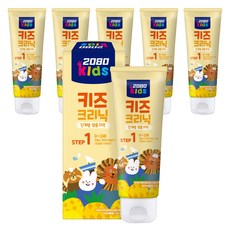 2080 Kids Clinic 第一階段無氟兒童牙膏, 80g, 6條
