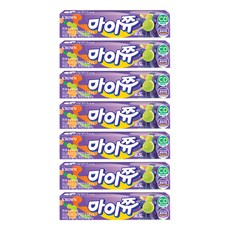 크라운 마이쮸 포도, 44g, 7개