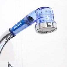 AQUADUO 手持式淨水器濾頭 藍色 SF-1000, 1個