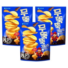 오리온 무뚝뚝 감자칩 통후추소금맛, 106g, 3개