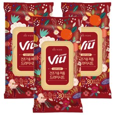 무궁화 아로마뷰 고농축 건조기용 퍼퓸 드라이시트 릴리릴리 350g, 80매, 3개