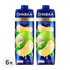 CHABAA 啜吧 柚子汁, 1L, 6瓶