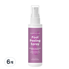 토소웅 풋 필링 스프레이 100ml, 6개, 1개입