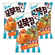 ORION 好麗友 烏龜餅乾 焦糖爆米花風味, 108g, 3包