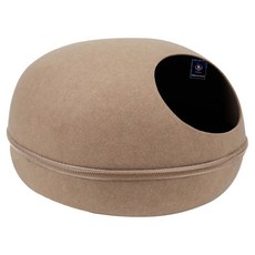 DING DONG PET 貓咪恐龍蛋躲貓貓屋, 米色