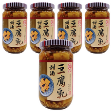 江記 甜酒豆腐乳 台灣製造, 380g, 5罐