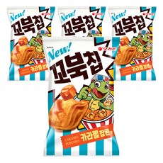 ORION 好麗友 烏龜餅乾 焦糖爆米花風味, 108g, 4包