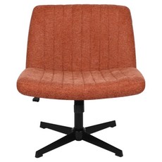 neo chair COZY中世紀休閒布面電腦椅, 棕色