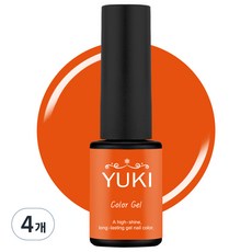 yuki 彩色凝膠美甲, 226 赤褐色, 5g, 4個