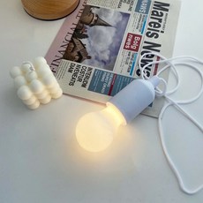 레나에너지 당기는 LED 줄전구 무드등, 웜화이트