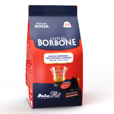 CAFFE BORBONE 多趣酷思咖啡機適用咖啡膠囊 Rossa款, 7g, 15顆, 6袋