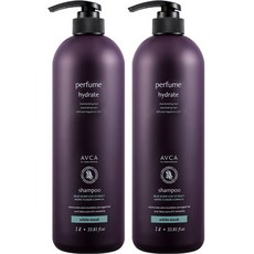 AVCA 大容量香氛洗髮精 白麝香, 1L, 2瓶