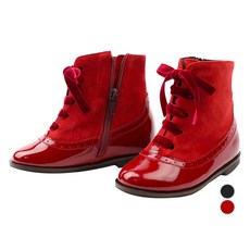 Agneau 女孩落葉松靴子