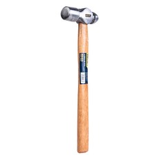 델리 툴즈 휴대용 미끄럼 방지 다용도 핸드 툴 강철 둥근 머리 망치 블랙 + 우드 DL5145, 1개