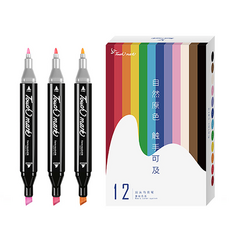 터치마크 동아 touch mark 디자인 트윈마카 기본, 12색, 1세트