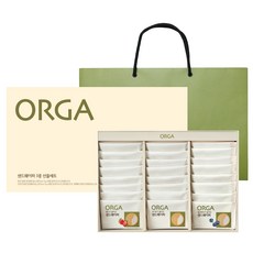 ORGA 夾心威化餅3種餅乾禮盒, 1套, 優格夾心威化餅 8入 + 草莓夾心威化餅 8入 + 藍莓夾心威化餅 8入 + 提袋