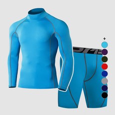 ARMEDES 四季機能性高領打底衣+5分機能性打底褲 ID-10511081