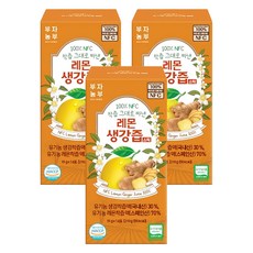 富農 NFC 原汁鮮榨檸檬生薑汁棒 14入, 210g, 3個