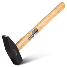 델리 툴즈 휴대용 다용도 핸드 툴 강철 기계공 덕빌 해머 블랙 + 우드 DL442800, 1개