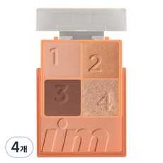 i'm meme 我愛口袋彩妝小方盒 7.7g, 02 Hello Peach, 4個