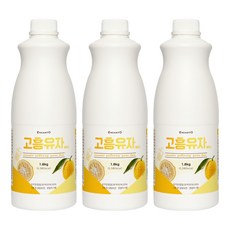 엔칸토 고흥 유자 음료베이스, 1.8kg, 3개