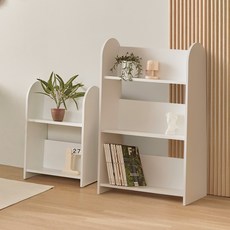 리샘 라우디 선반장 2단 430 + 3단 585 세트 방문설치, 화이트