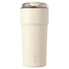 LocknLock 樂扣樂扣 Metro Cafe 陶瓷塗層保溫杯, 650ml, 象牙色, 1個