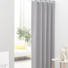 SUNDECO 防風防寒四季三層雙面遮光窗簾, 深灰色